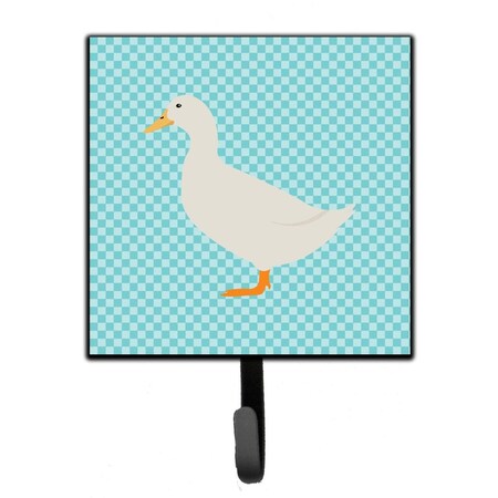 Carolines Treasures American Pekin Duck Blue Check Leash or Key Holder BB8034SH4